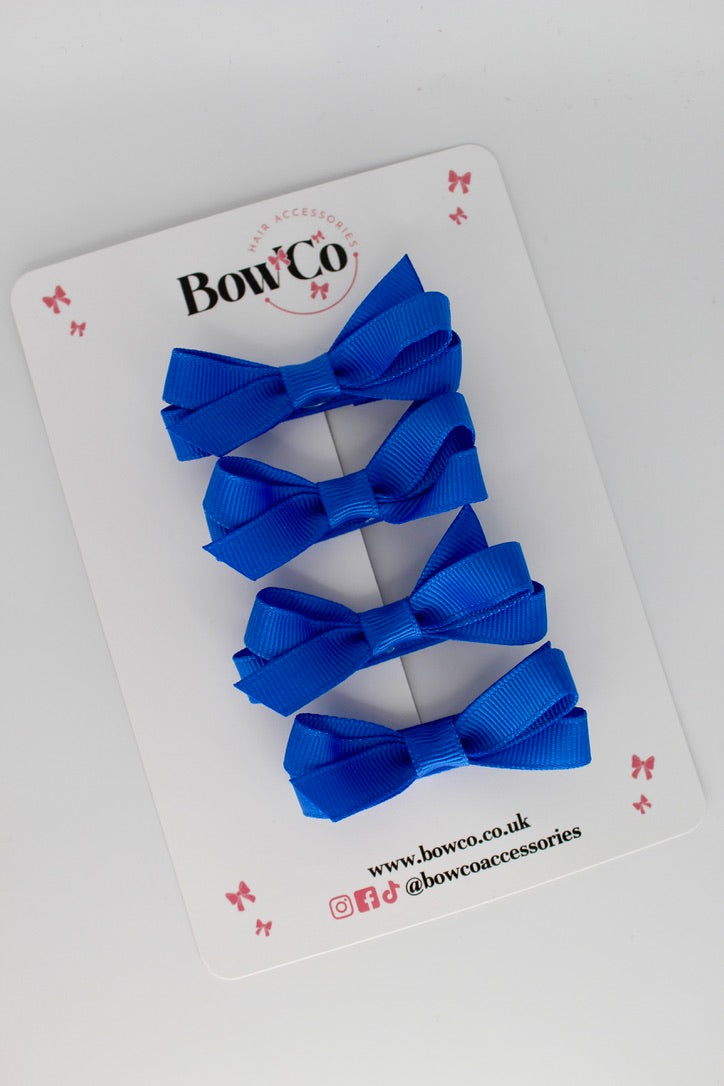 Ballerina Bows - Set of 4 - Clip - Royal Blue