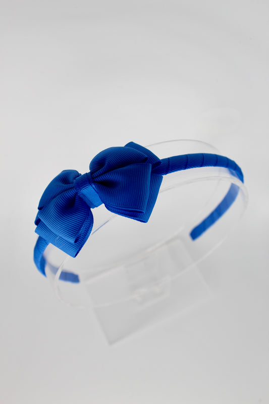 Bow Hairband - Royal Blue