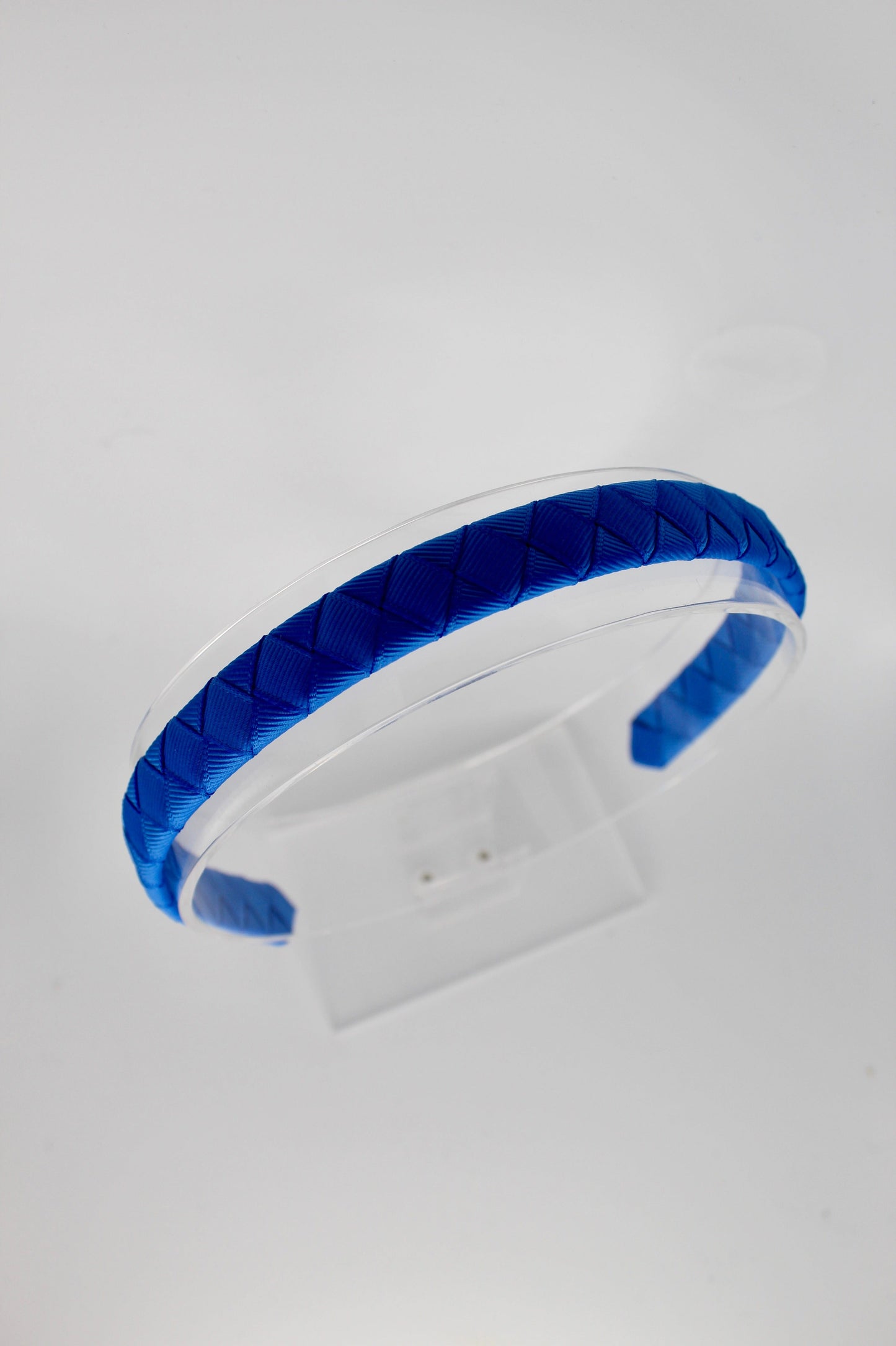 School Hair Accessories - Pleated Royal Blue Hair Band