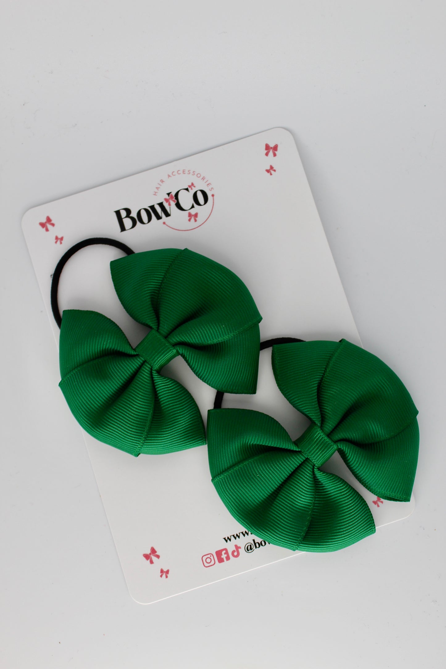 Forest Green Round Tuxedo Bow