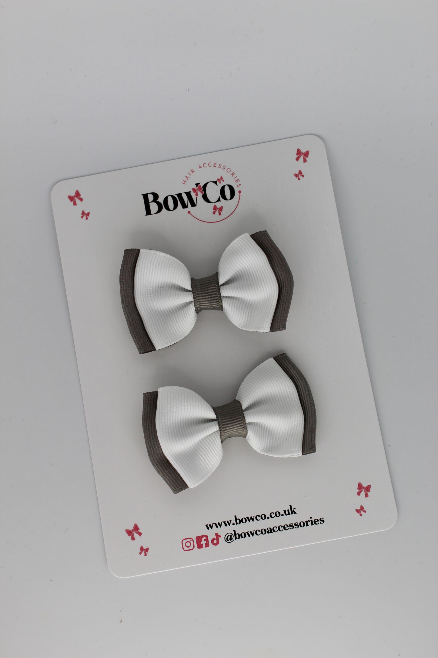 Metal Grey and White Double Lapel S/M