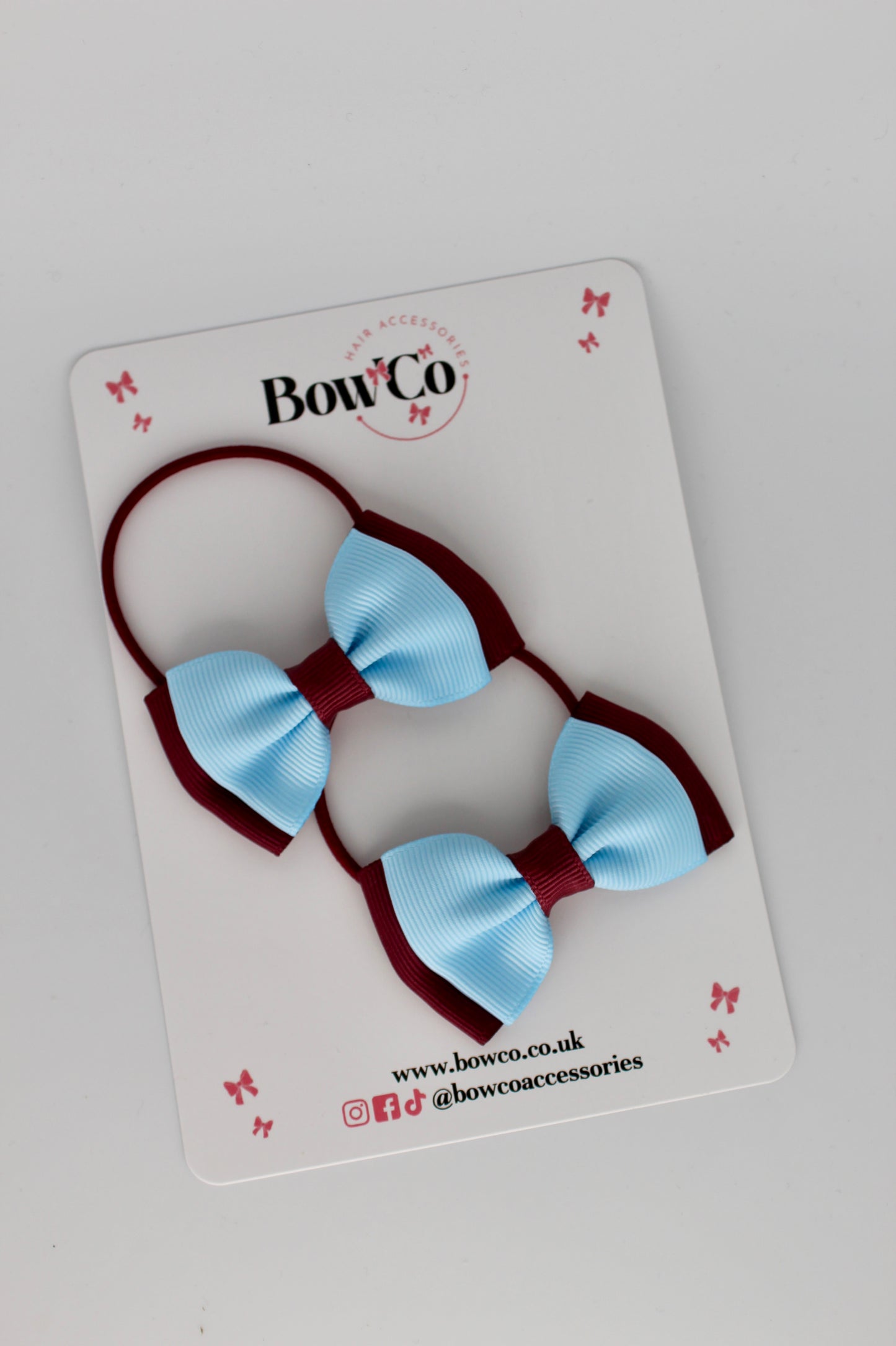 Burgundy and Blue Topaz Double Lapel S/M