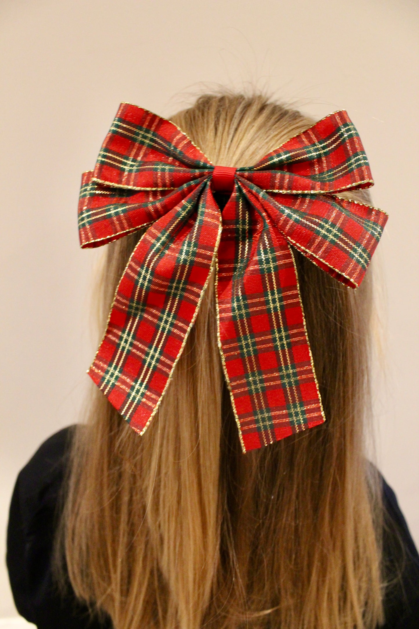 Trio of Bows - Red, Black and Classic Tartan