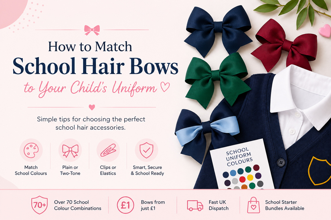 How to Match School Hair Bows to Your Child's School Uniform