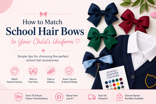 How to Match School Hair Bows to Your Child's School Uniform