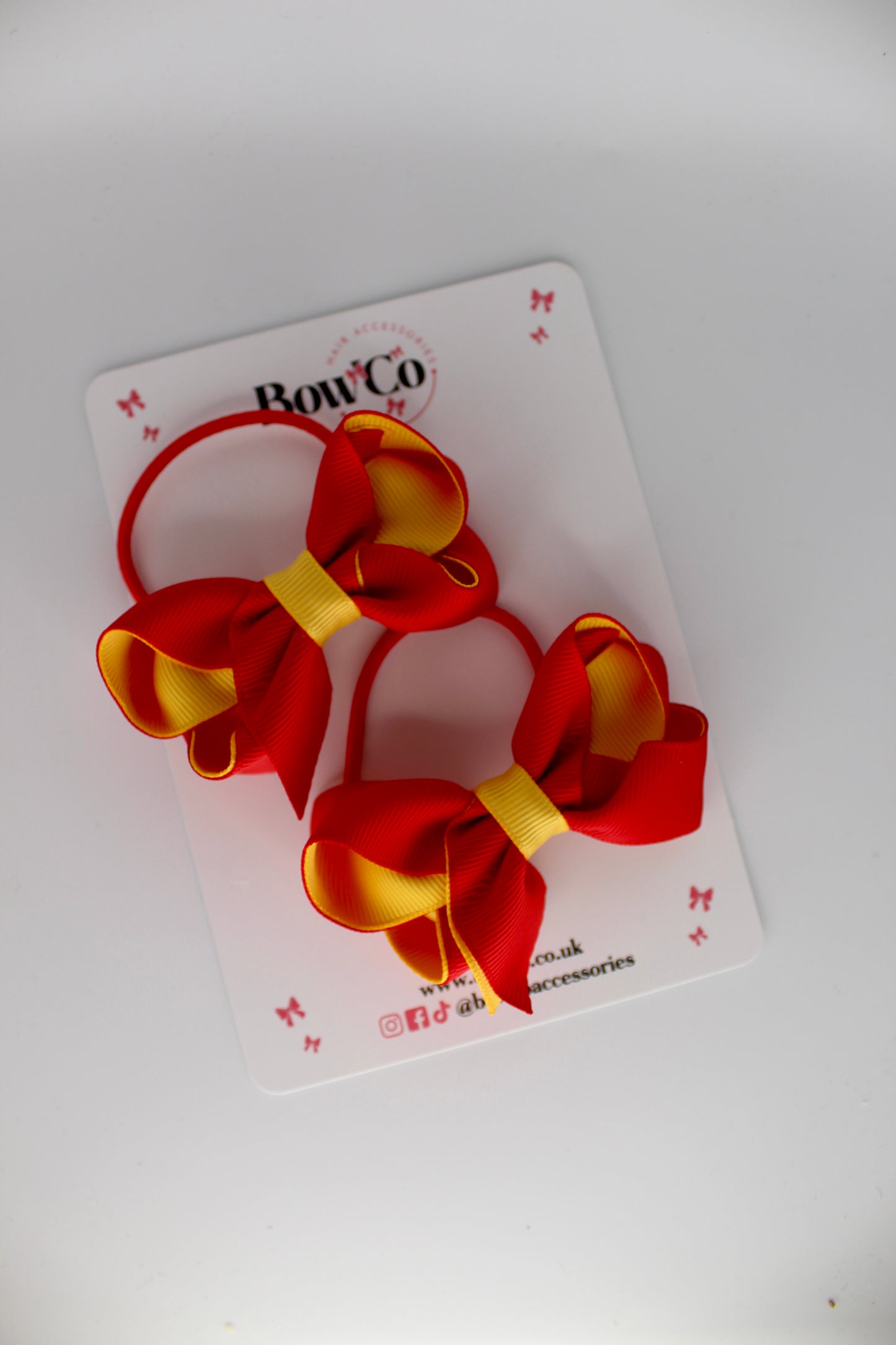 Loop Bow Set - Elastic - Red and Yellow Gold