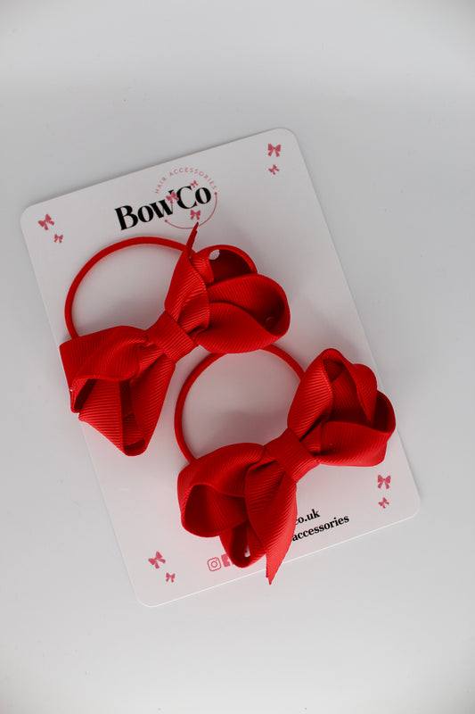 Loop Bow Set - Elastic - Red