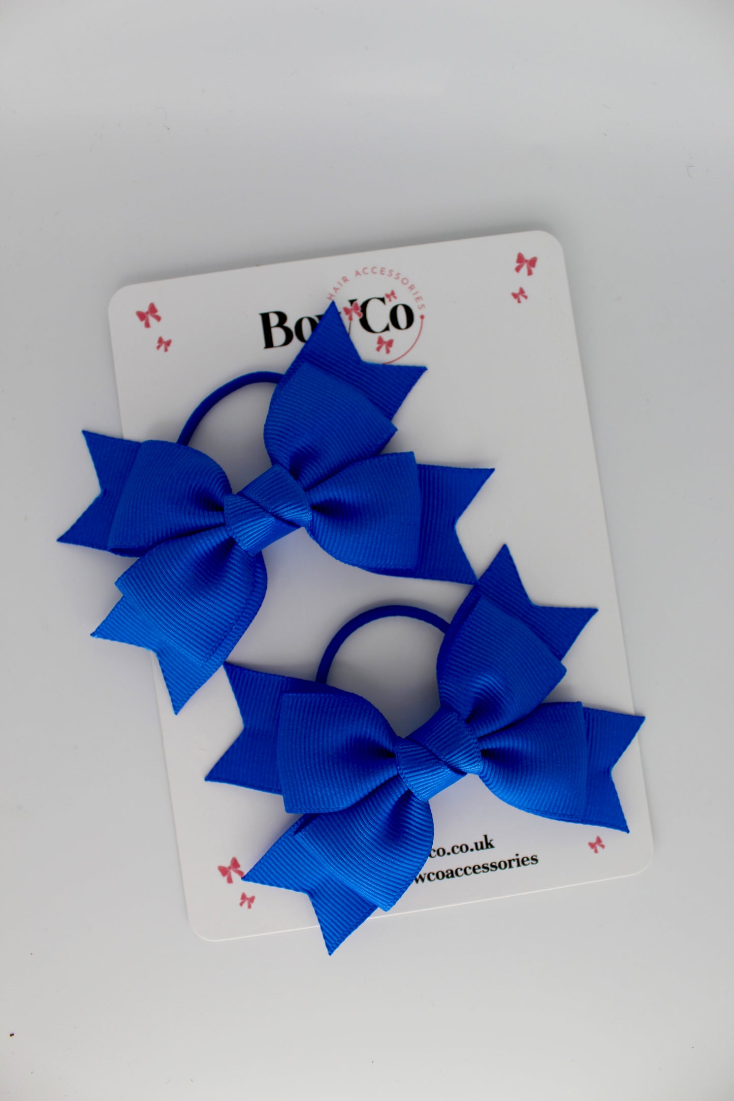 Knot Bow Set - Elastic - Royal Blue