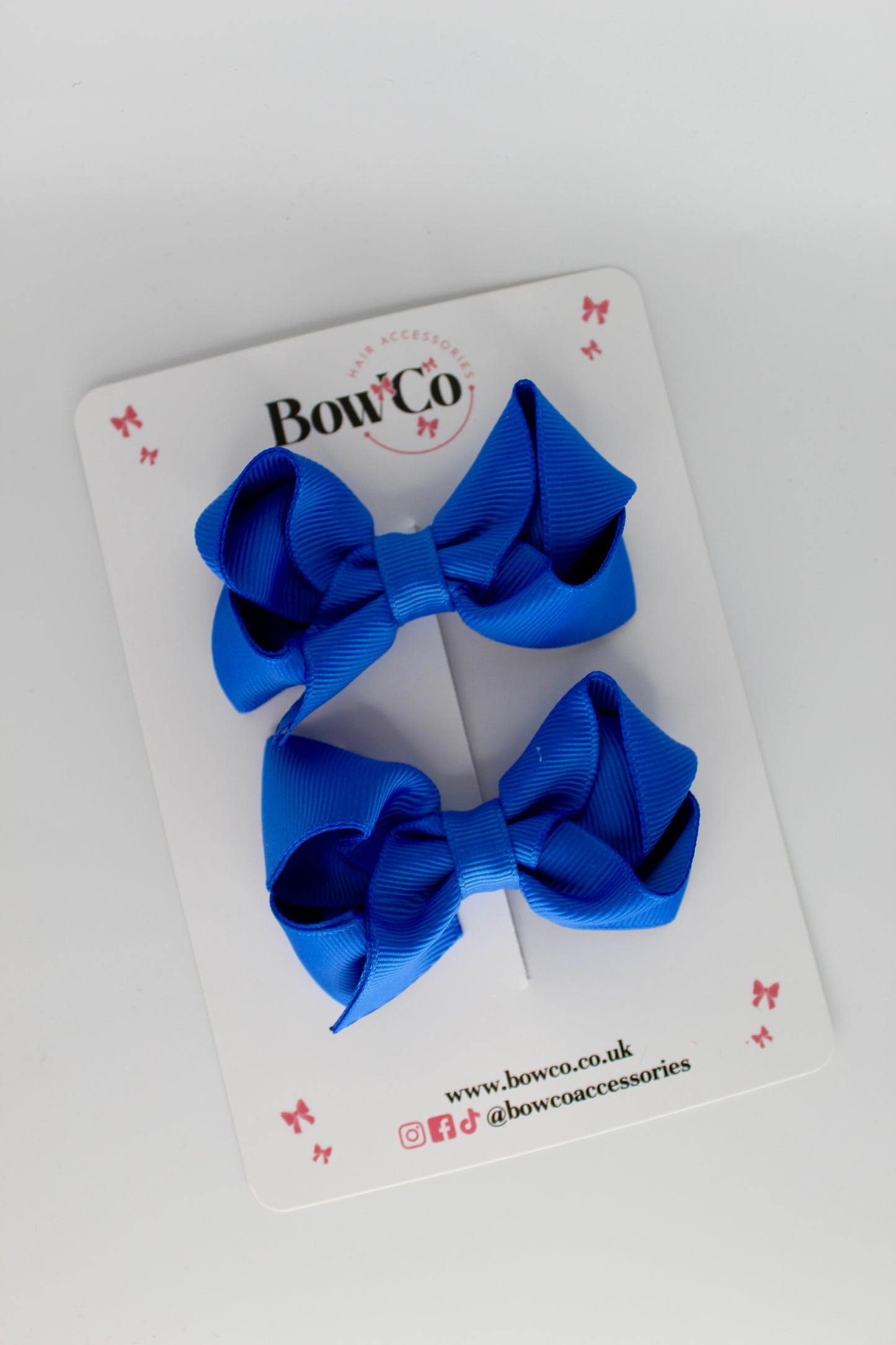 Loop Bow Set - Clip - Royal Blue