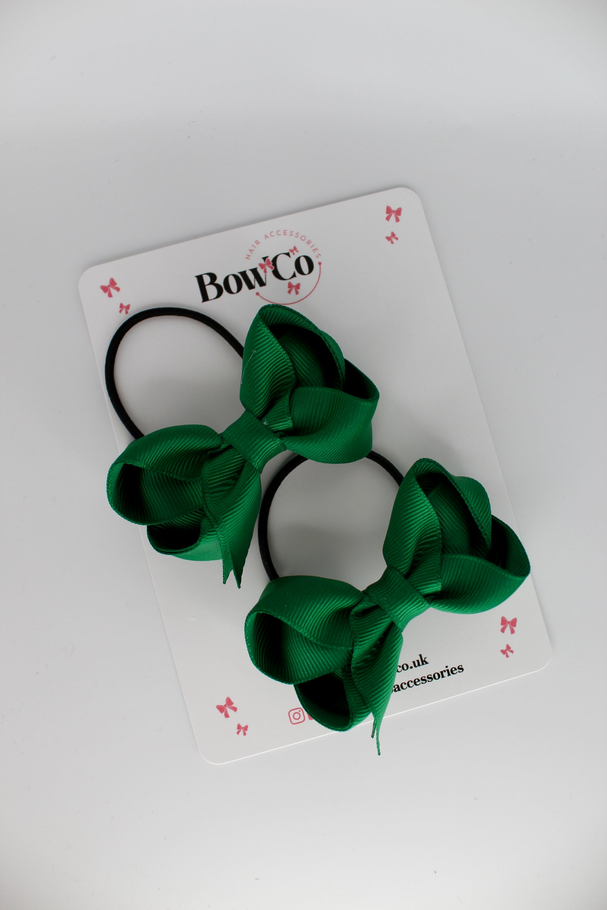 Loop Bow Set - Elastic - Forest Green