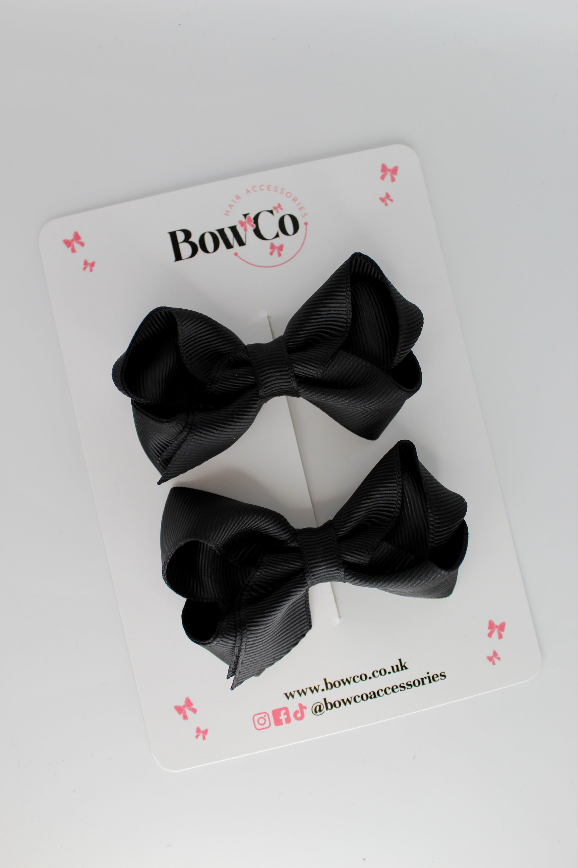 Loop Bow Set - Clip - Black