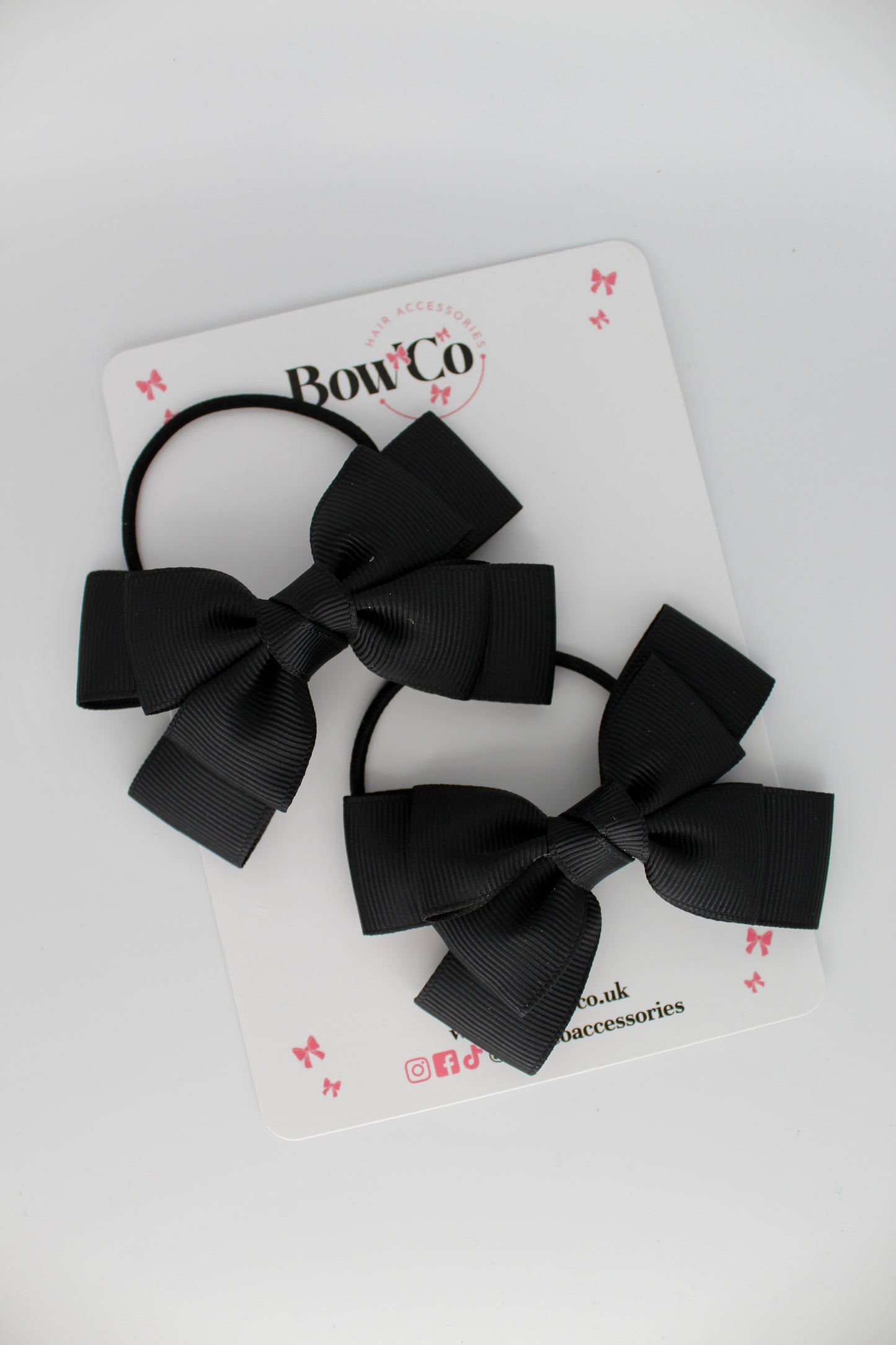 Layer Bow Set - Elastic - Black