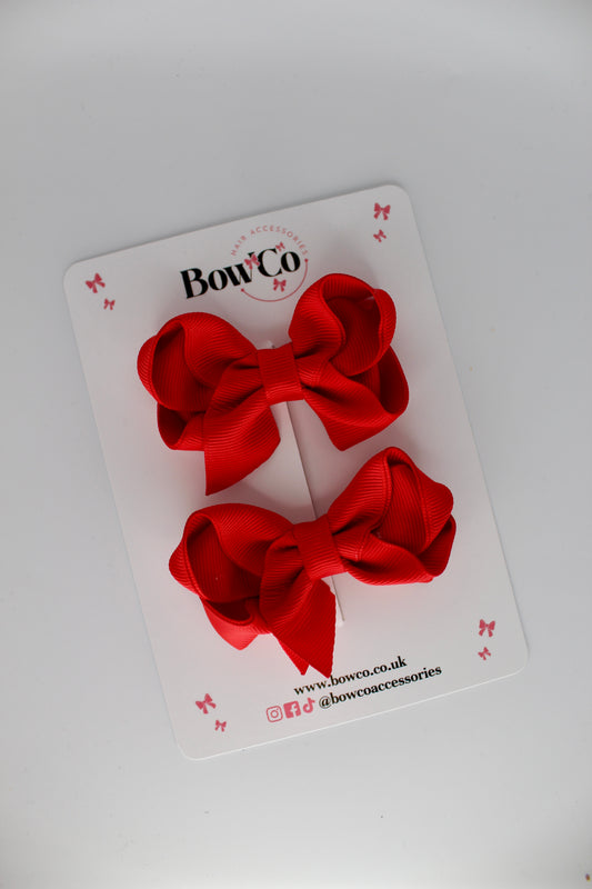 Loop Bow Set - Clip - Red
