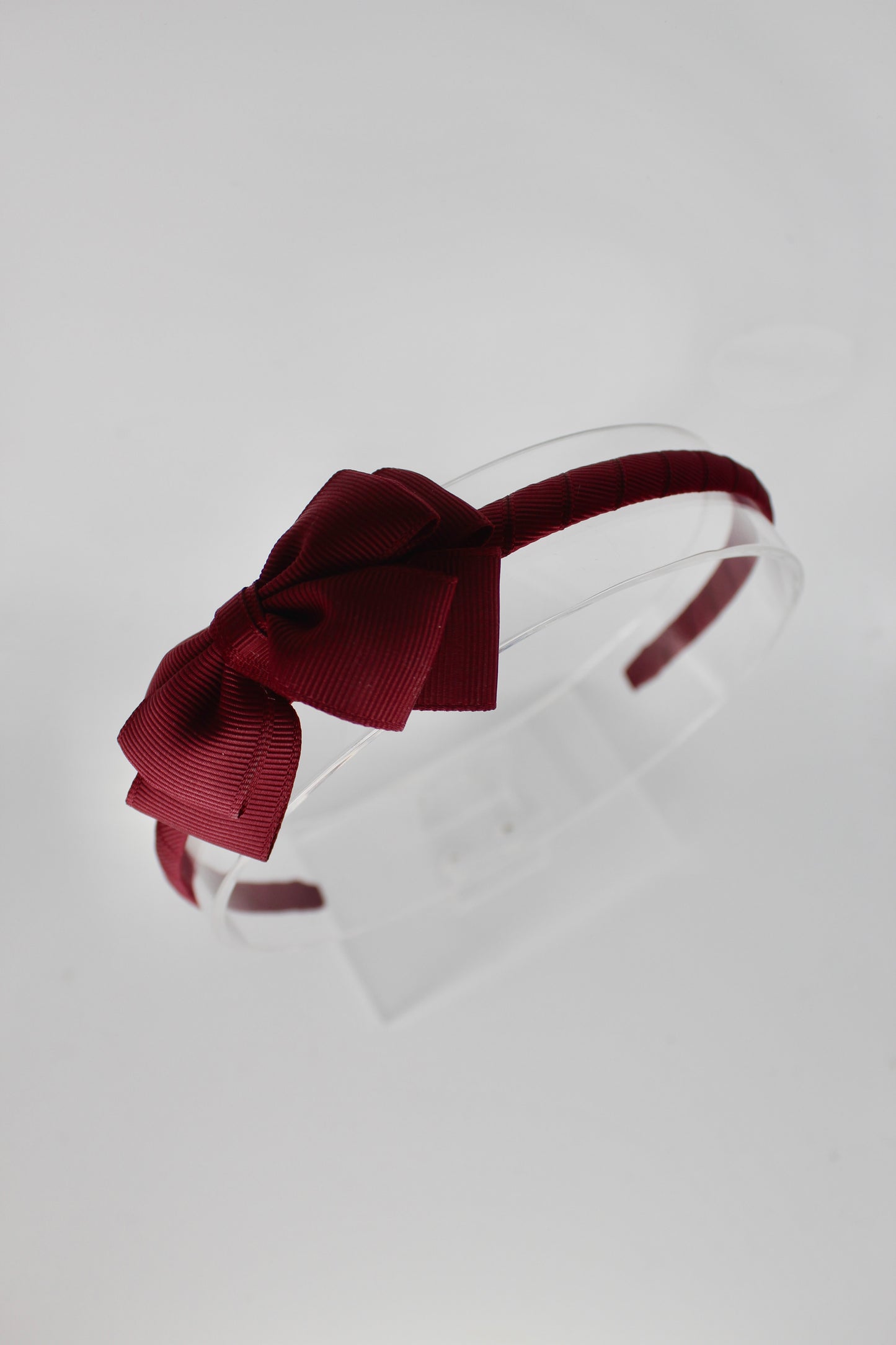 Bow Hair Band - Burgundy