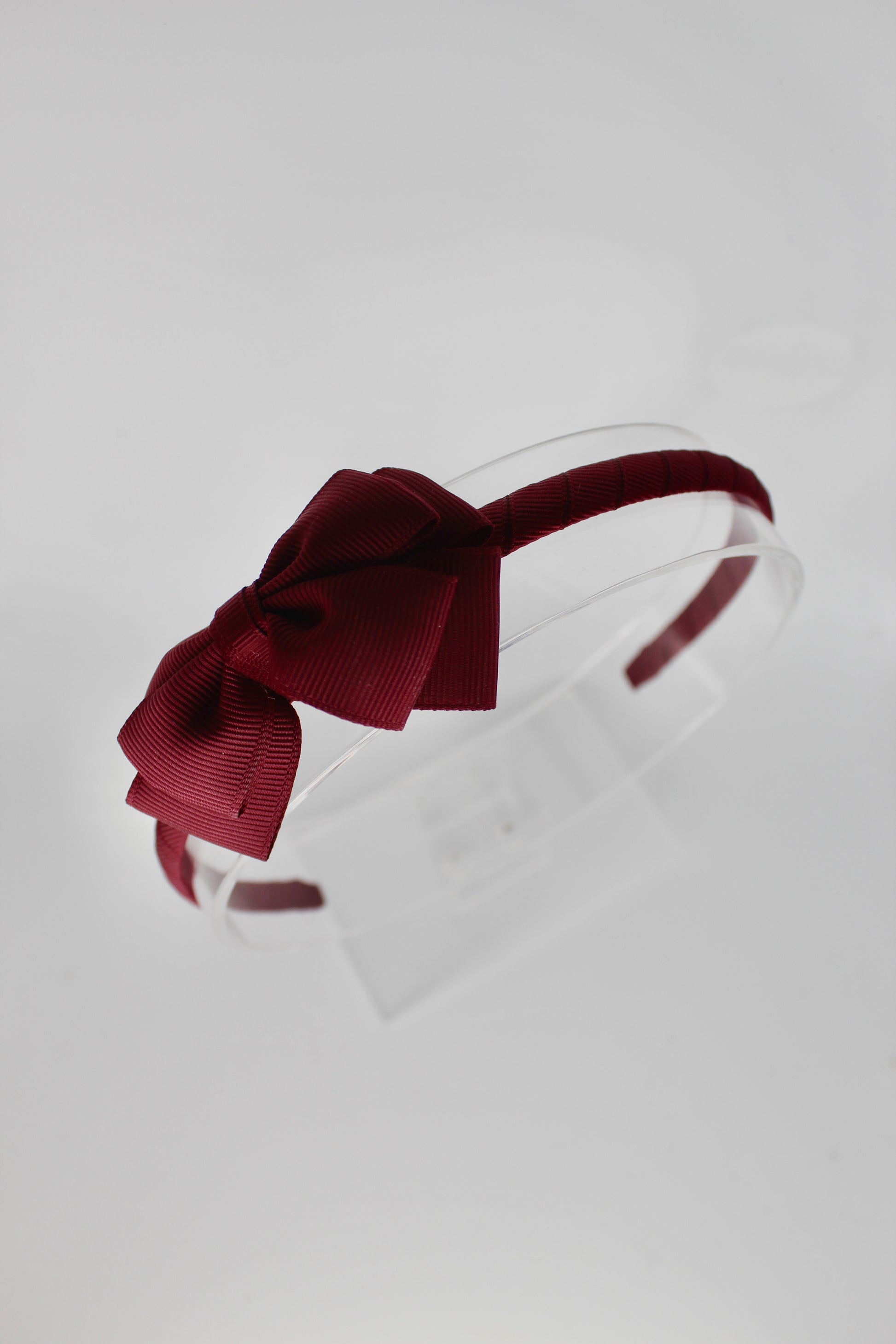 Bow Hair Band - Burgundy