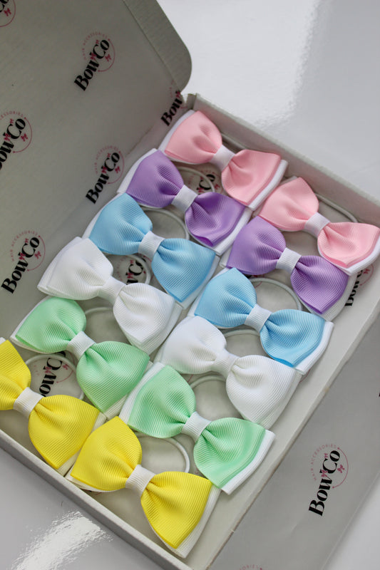 Double Lapel Bow Set - 12 Set